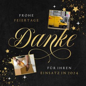 Dankeskarte Weihnachten Mitarbeiter