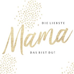 Die liebste Mama Muttertagskarte