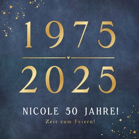 Einladung 50. Geburtstag 1975-2025