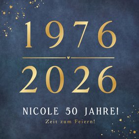 Einladung 50. Geburtstag 1976-2026