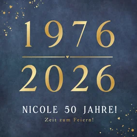 Einladung 50. Geburtstag 1976-2026