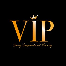 Einladungskarte zum Geburtstag VIP Party