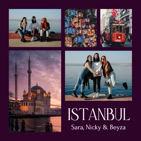 Fotocollagekarte Grüße Istanbul-Türkei