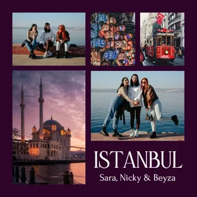 Fotocollagekarte Grüße Istanbul-Türkei