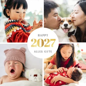 Fotokarte zum neuen Jahr 2027