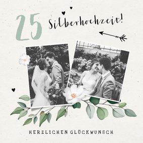 Glückwunsch Karte Silberhochzeit Fotos