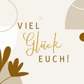 Glückwunschkarte 'Viel Glück'