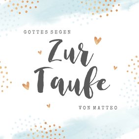  Glückwunschkarte Zur Taufe