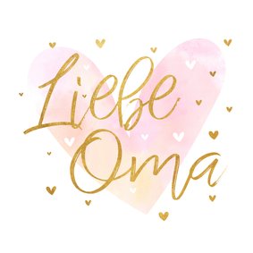 Grußkarte Liebe Oma Foto innen