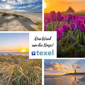 Grußkarte Urlaub auf Texel 