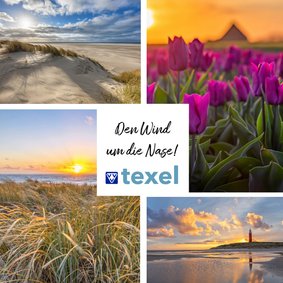 Grußkarte Urlaub auf Texel 