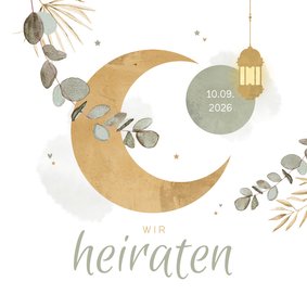 Hochzeitseinladung Arabian Vibes