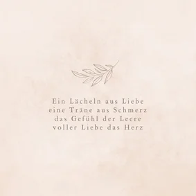 Muttertagskarte Gedicht Kind verloren