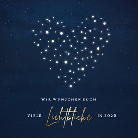 Neujahrskarte Lichtblicke
