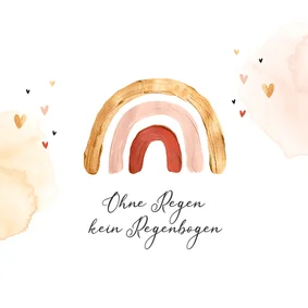 Regenbogen-Grußkarte