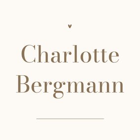 Tischkarte Namenskärtchen schlicht Hochzeitstag Beige