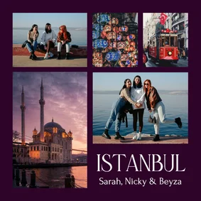 Urlaubsgrußkarte Städtetrip Istanbul