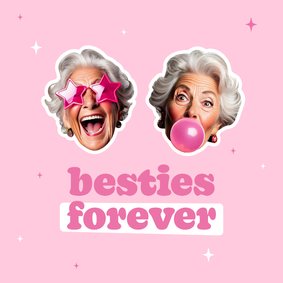 Valentinskarte 'Besties Forever' beste Freundin 