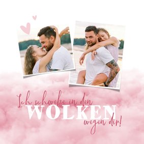 Valentiskarte 'In den Wolken'