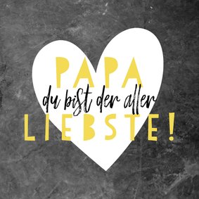 Vatertagskarte Betonlook Typografie