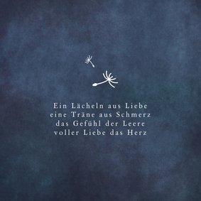 Vatertagskarte Gedicht Kind verloren