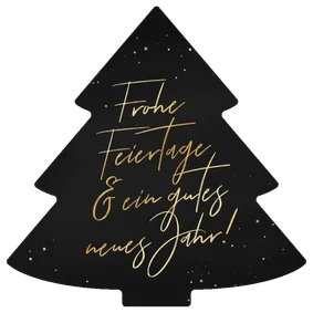 Weihnachtsgrußkarte Tannenbaum 