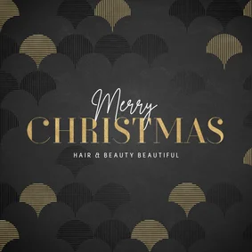 Weihnachtskarte Firma trendy Vintage