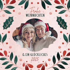 Weihnachtskarte Foto klassischer Rahmen