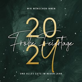 Weihnachtskarte Kunden elegant & trendy