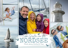 Foto-Postkarte 'Nordsee'