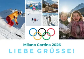 Fotokarte Olympia Milano Cortina 2026