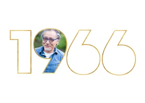 Geburtstagseinladung 1966 mit Fotocollage