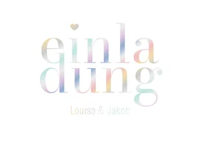 Hochzeitskarte Einladung holografisch