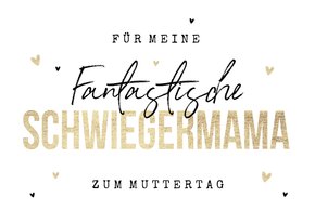 Muttertagskarte 'fantastische Schwiegermama'