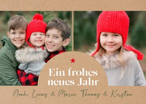 Neujahrskarte Fotos Kinder