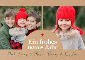 Neujahrskarte Fotos Kinder