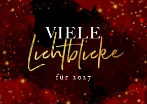 Neujahrskarte 'Lichtblicke für 2027'