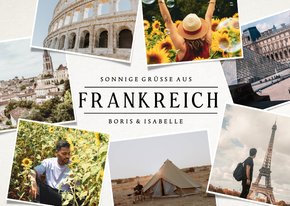 Postkarte Rundreise Frankreich