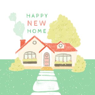 New Home Karte Von Old English Co. – Lustige Glückwunschkarte Zum Einzug, Mit Umschlag