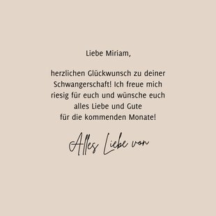 Grußkarte'Yay' Glückwünsche Schwangerschaft Send a Smile