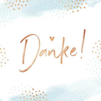 Michel Verlag Danke Grußkarte Mit Goldfolie – Inkl. Umschlag, 12x17cm, Made In Germany