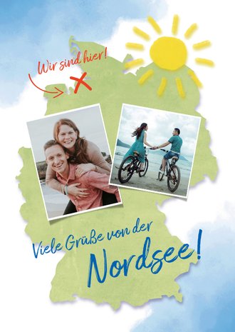 Urlaubskarte Urlaub in Deutschland Fotos | Send a Smile