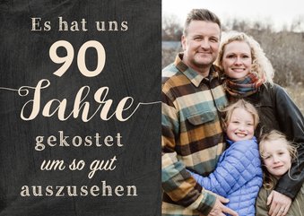 Einladung Gemeinsam Gut aussehen 90