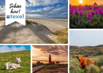 Fotokarte Urlaub auf Texel