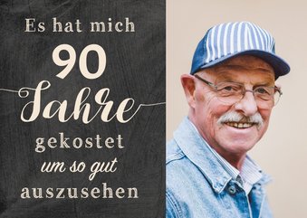 Geburtstagseinladung Gut aussehen 90