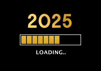 Geschäftliche Neujahrskarte Loading 2025