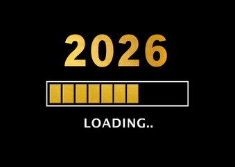 Geschäftliche Neujahrskarte Loading 2026