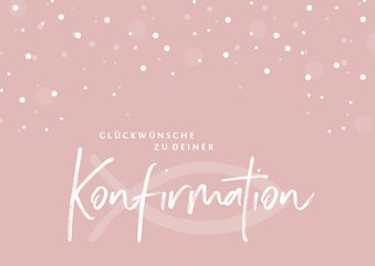 Glückwunschkarte Konfirmation Farbe anpassbar