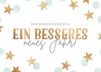 Neujahrskarte besseres Jahr