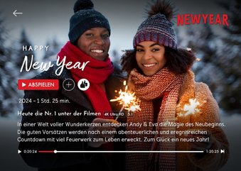 Neujahrskarte Film Streaming Dienst